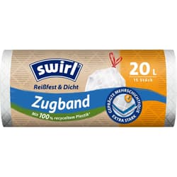 Swirl 20 l Zugband-Müllbeutel Reißfest & Dicht