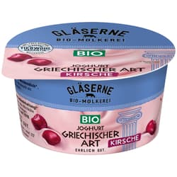 Gläserne Molkerei BIO Griechischer Joghurt Kirsche