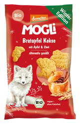 Mogli BIO baked apple biscuits with apple and cinnamon