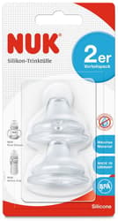 NUK First Choice Soft-Trinktülle aus Silikon, 6-18 Monate, auslaufsicher, kombinierbar mit allen NUK First Choice Flaschen