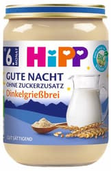 HiPP Organic Good Night - no added sugar - spelt semolina porridge