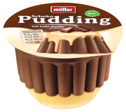 Müller Pudding Chocolate with Vanilla Sauce