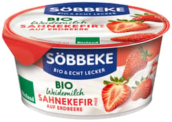 Söbbeke ORGANIC Cream Kefir mild with strawberry 10%