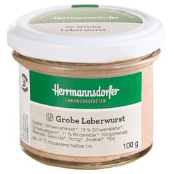 Herrmannsdorfer BIO Grobe Leberwurst