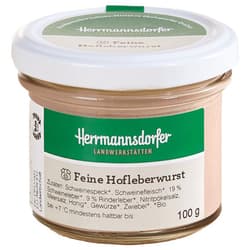 Herrmannsdorfer BIO Feine Leberwurst