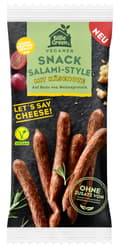 Billie Green veganer Snack Salami-Style mit Käsenote