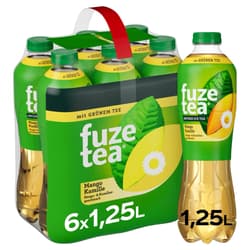 Fuze Tea Grüner Tee Mango Kamille 6 x 1,25l (EINWEG)