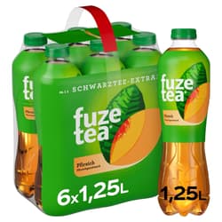 Fuze Tea Black Tea Peach 6 x 1.25l (ONE WAY)