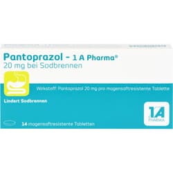 PANTOPRAZOL-1A Pharma 20mg for heartburn msr.Tab.