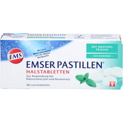 EMSER Pastillen mit Mentholfrische zuckerfrei