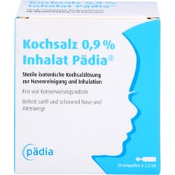 SALINE 0.9% Inhalation Pedia Ampoules