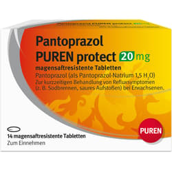 PANTOPRAZOL PUREN protect 20 mg magensaftres.Tabl.