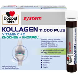DOPPELHERZ Collagen 11,000 Plus system ampoules