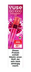 Vuse GO 1000 Strawberry Ice Einweg E-Zigarette