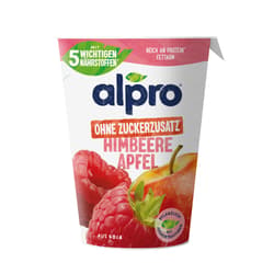 Alpro Yogurt Alternative with Soy, Raspberry-Apple, No Added Sugar