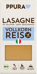 PPURA BIO lasagne made from wholegrain rice (gluten-free)