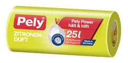 Pely® Zugband-Beutel Zitrone-Duft, 25 Liter, 14 Stück