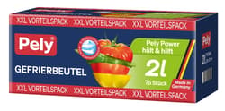 PELY® Gefrierbeutel, 2 Liter, 75 Beutel, Vorteilspack