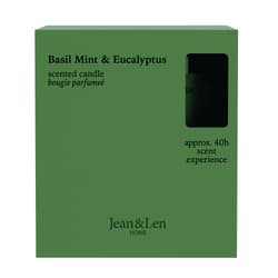 Jean&Len Scented Candle Basil Mint & Eucalyptus