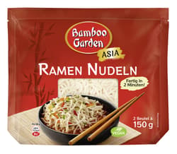 Bamboo Garden Ramen noodles pre-cooked