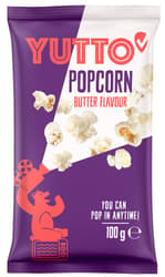 Yutto Mikrowellen-Popcorn mit Butter Geschmack