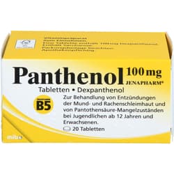 PANTHENOL 100 mg Jenapharm tablets