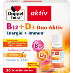 DOPPELHERZ B12+D3 Duo Active drinking ampoules