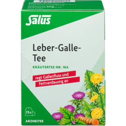 LIVER BILITY Tea Herbal Tea No. 18a Salus Filter Bottle