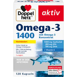 DOPPELHERZ Omega-3 1,400 Capsules