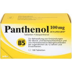 PANTHENOL 100 mg Jenapharm tablets