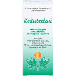 KRÄUTERLAX Dr.Henk 15 mg herbal tablets for laxatives