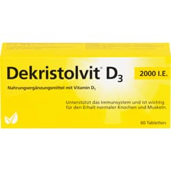 DEKRISTOLVIT D3 2000 IU tablets