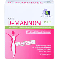 D-MANNOSE PLUS 2000 mg Sticks m.Vit.u.Mineralstof.