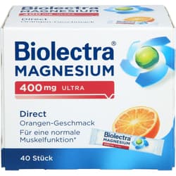 BIOLECTRA Magnesium 400 mg ultra Direct Orange