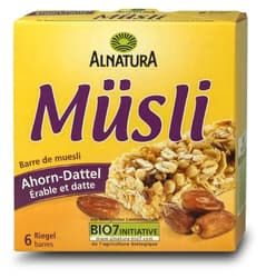 Alnatura Organic Muesli Bar Maple Date