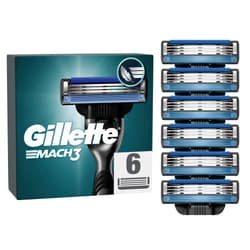 Gillette Mach3 Standard Rasierer Ersatzklingen für Männer