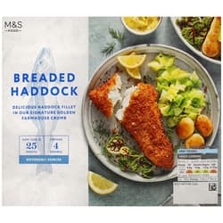 Marks & Spencer 4 Schellfischfilets paniert