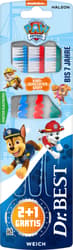 Dr.BEST Zahnbürste Paw Patrol bis 7 Jahre weich 2+1