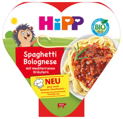 HiPP Organic Menus Spaghetti Bolognese with Mediterranean Herbs