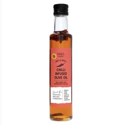 Marks & Spencer olive oil with chilli peppers