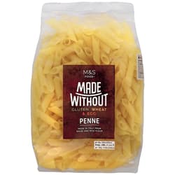 Marks & Spencer penne made from corn and rice flour, gluten-free
