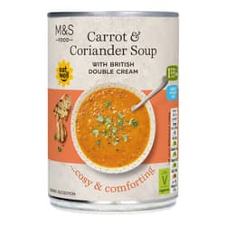 Marks & Spencer Karotten-Koriander-Suppe mit Doppelrahm