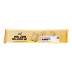 Marks & Spencer sandwich biscuits with vanilla flavor filling