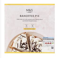 Marks & Spencer banoffee cake