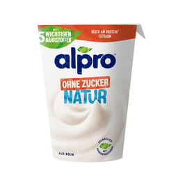 Pflanzliche Naturjoghurts