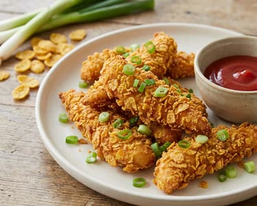 Knusprige Hähnchen-Strips aus der Heißluftfritteuse