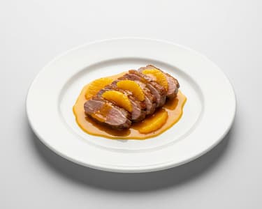 Entenbrust mit Orangensauce