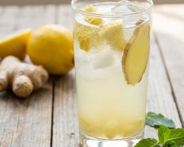 Hausgemachte Ingwer-Limonade