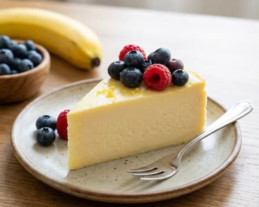 Gesunder Quarkkuchen mit Waldbeeren