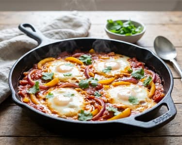Shakshouka mit gelber Paprika